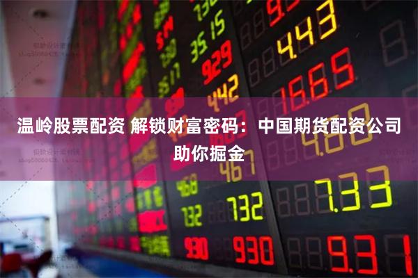 温岭股票配资 解锁财富密码：中国期货配资公司助你掘金