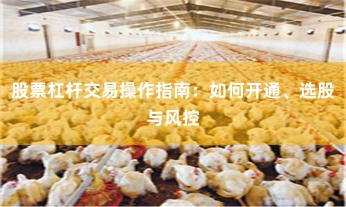 股票杠杆交易操作指南：如何开通、选股与风控